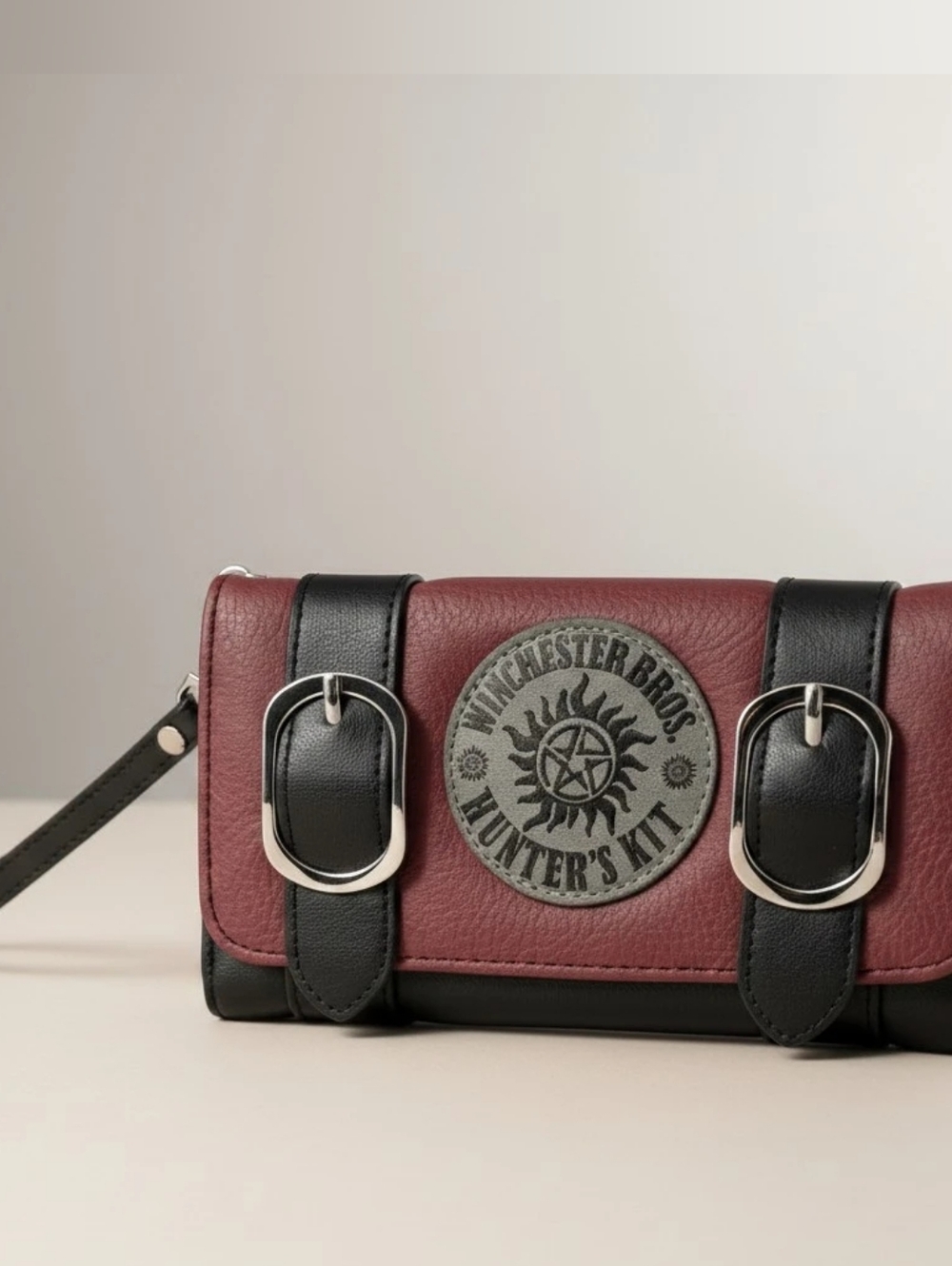 SUPERNATURAL Vegan Leather "Join The Hunt" Wristlet Wallet- Winchester Brothers - Picture 3 of 16